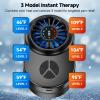 Instant Cold Therapy Cube for Sports Injuries - Rapid Muscle Recovery, Portable Cryotherapy with Adjustable Straps, 2600mAh Rechargeable Ice Pack for Acute Pain Relief view 4