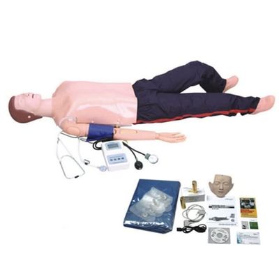 SPUZZOD CPR Training Manikin, with Medical Accessories Chest Compressions Training Model First aid Resuscitation Dummy and Blood Pressure Training