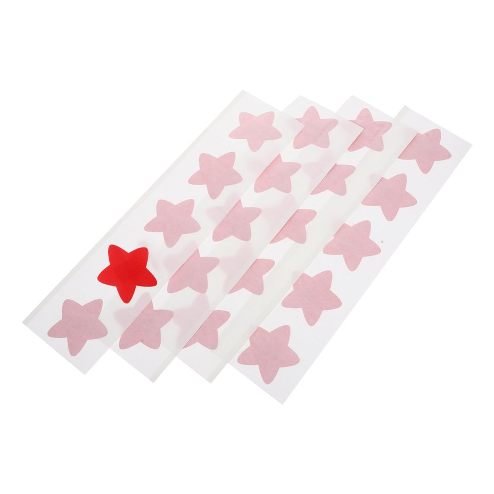 20pcs Star Shaped Breathable Wound Bandages Adhesive Patches for Outdoor Portable Novelty Care