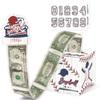 Baseball Birthday Money Gift Box with DIY Stickers for Any Age, Surprise Money Boxes for Cash Gift with Pull Out Happy Birthday Day Card and 100Pcs Transparent Bags for Boys Girls Birthday Party view 1