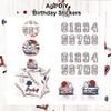 Baseball Birthday Money Gift Box with DIY Stickers for Any Age, Surprise Money Boxes for Cash Gift with Pull Out Happy Birthday Day Card and 100Pcs Transparent Bags for Boys Girls Birthday Party view 3