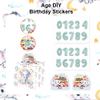 Misaidou Elephant Happy Birthday Money Gift Box with DIY Stickers for Any Age, Surprise Money Boxes for Cash Gift with Pull Out Happy Birthday Day Card and 100Pcs Transparent Bags for Boys Girls view 3
