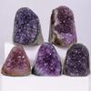 NineLife Basics Natural Amethyst Druze Geode Quartz Crystal Cluster, Reiki Healing Crystal (1 pcs(2 LB)), Purplr view 1