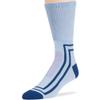 7BIGSTARS KINGDOM Men's Diabetic Novelty Non-Binding Crew Socks - 5 Pack Big Tall - Argyle, Dot, Geometric Pattern - Sock Size 13-15 Shoe Size 12-15 XL Denim Blue, Light Blue view 4