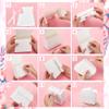 BENECREAT 16 Sets White Wedding Favors Box DIY Set, Kraft Paper Box with Pearl Handle, Ribbons, Stickers, Gift Boxes for Birthday, Party Favor, Boutique, Wedding and Anniversary view 3