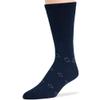 7BigStars Kingdom Men's Diabetic Loose Dress Fashion Crew Socks - 5 Pack Big Tall - Argyle, Stripe, Geometric Pattern - Sock Size 13-15 Shoe Size 12-15 XL Navy Blue, Denim Blue view 4