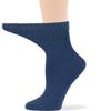 7BIGSTARS KINGDOM Women's Cotton Diabetic Quarter Non-Binding Loose Fit - 4 Pack Medium - Solid Lightweight - Sock Size 9-11 Shoe Size 5-9 M Light Navy view 4