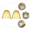 FOMIYES 4pcs Woven Decorative Dustpan Artware for Home Mini Craftwork Basket for Storing Sundries Unique Photography Prop view 3