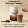 VITASEI Hydrolyzed Collagen Peptides Powder with Resveratrol & Vitamin C  Hair, Skin, Nails & Joint Support  Colgeno Hidrolizado for Women & Men  Delicious Chocolate Flavor, 16 oz (30 Servings) view 3