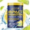 MHP Impact Hydration Electrolyte Creatine Sports Drink Mix, No Artificial Sweeteners or Colors, Performance, Strength, Recovery, Lemon Lime, 30 Servings view 1