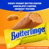 Candy Bars 1 lb  Bulk Resealable Bag, Fun Sized, Peanut Buttery, Crisp & Chocolatey & Crunchety, Individually Wrapped, Old Fashioned view 3