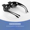 HANTUSWUS Lazy Glasses - Laying Down Reading Glasses for Bed & TV, 90 Degree Upside Down Goggles, Adjustable Viewing Angle for Neck Pain Relief, Unisex Over Prescription Reading Glasses view 2