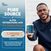 Dr. Tobias AKG Supplement 1000mg Per Serving, Bioavailable Alpha Ketoglutaric Acid, Supports Cellular Energy & Nitric Oxide Flow, Vegan, Gluten-Free, Non-GMO, 180 Capsules, 90 Servings view 2