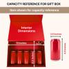 CECOBOX - Gift Boxes with Lids for Presents 13"x8.5"x4" - Matte, Collapsible Magnetic Closure Gift Box - Groomsmen & Bridesmaid Proposal Boxes, Wedding, PR, Birthdays, Holidays (Red) view 4
