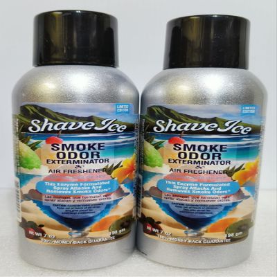 Smoke Odor Exterminator Set of Two 7 oz Large Spray Shave Ice.