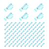 100 Pieces Ear Cleaner Tips, Ear Cleaner Replacement Tips, Ear Spoon Tips, Silicone Soft Cleaning Reuse Cap for Ear Wax Removal Tool Accessories (Blue) view 4