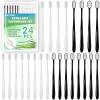 24 PCS Nano Toothbrush, Soft Bristle Toothbrush, Extra Soft Toothbrushes for Adults, Ultra Soft Toothbrushes With 20000 Micro Bristle for Pregnant Women, Elderly, Gum Recession, Protect Fragile Gum view 1