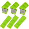 6 Pack Reusable Mop Pads Compatible with 3M Scotch-Brite M-005 Floor Mops, Microfiber Hardwood Floor Mop Pads Wet or Dry Use mop,Fit for Folding mop 15 in*3.9 in mop Head view 1