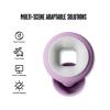 Concert Ear Plugs, 2 Pair BNU High Fidelity Noise Cancelling Earplugs Hearing Protection for Musicians,Festivals,Raves Sleep, 25-33db Noise Reduction 6 Pair Reusable FoamSilicon Tips in S/M/L Purple view 2