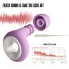 Concert Ear Plugs, 2 Pair BNU High Fidelity Noise Cancelling Earplugs Hearing Protection for Musicians,Festivals,Raves Sleep, 25-33db Noise Reduction 6 Pair Reusable FoamSilicon Tips in S/M/L Purple view 3