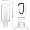 3Pcs Transparent Portable Mini Ketchup Containers - Refillable Travel Size Hot Sauce Keychain, 2oz/50ml Bottles view 3