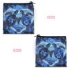 HUGS IDEA Blue Sea Turtle Sanitary Napkin Storage Bag Portable Tampon Holder for Purse CIN Sanitary Pads Pouches for Teen Girls Women view 3