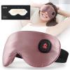 Ezona Silk Cordless Heated Eye Mask, Warm Eye Compress Mask for Dry Eyes, Washable Eye Heating Pad for Travel, Dry Eye Mask for Blepharitis, Sinus Migraine (Purple) view 1
