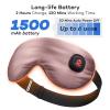 Ezona Silk Cordless Heated Eye Mask, Warm Eye Compress Mask for Dry Eyes, Washable Eye Heating Pad for Travel, Dry Eye Mask for Blepharitis, Sinus Migraine (Purple) view 2
