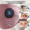 Ezona Silk Cordless Heated Eye Mask, Warm Eye Compress Mask for Dry Eyes, Washable Eye Heating Pad for Travel, Dry Eye Mask for Blepharitis, Sinus Migraine (Purple) view 4