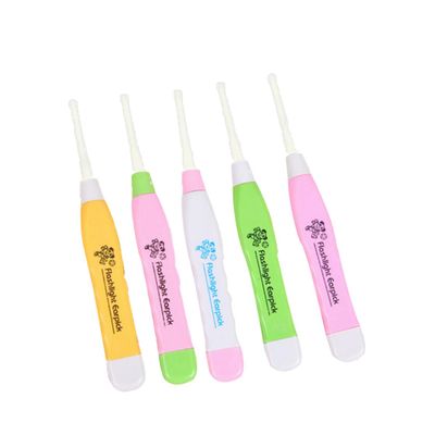 2 PCS LED Ear Spoon Flash Ear Wax Pick Remover Tool Ear Cleaner, Earwax Removal