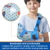Willcom Kids Arm Shoulder Sling with Waist Strap, Immobilizer Brace Support for Broken Arm, Collarbone, Elbow, Wrist (Mesh Version,Right, 2XS,19-23.5 inch) view 3
