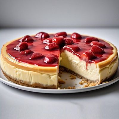 Andy Anand's Traditional Strawberry Cake 9 - Freshly Baked Birthday Cake For Delivery - Slowly Savor Quality for an Amazing Experience, Perfect for Sharing & Special Occasions (2 lbs)