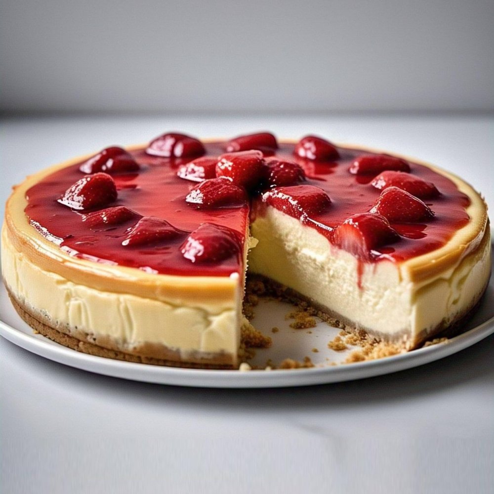 Andy Anand's Traditional Strawberry Cake 9 - Freshly Baked Birthday Cake For Delivery - Slowly Savor Quality for an Amazing Experience, Perfect for Sharing & Special Occasions (2 lbs)