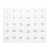 JECOMPRIS Monthly Pill Organizer 1 Time A Day - 30 Day Pill Box 30 Compartments Portable Pill Case Large Travel Medicine Pill Boxes for Medicine Fish Oil, 21.10X17.70X2.20CM, Transparent view 1