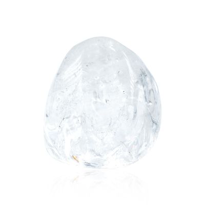 Starborn Clear Quartz Freeform Palm Stones, 1 Piece