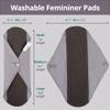 7pcs Set 1 pc Mini Wet Bag +6pcs Absorbent Reusable Sanitary Pads/Washable Cloth Menstrual Pads(Morandi-1,S) view 2