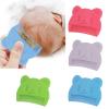 HEYXI Baby Hair Comb Children Hair Comb Soft Teeth s Hair Combs for Toddler Infant Fetal Head Massage Cleaning, Option: Blue//Green/ view 2