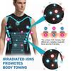 Vitaboost Compression Shirt, Ionic Shaping Sleeveless Shirt, Vitaboost Confidence, Energy and Strength for You (Black-3pcs,5X-Large) view 4