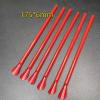 200 Pcs Red Spoon Straws Disposable Snow Cone Straws Summer Slushie Straws Spoon Plastic Drinking Straw For Milkshakes Shaved Ice view 2