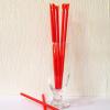 200 Pcs Red Spoon Straws Disposable Snow Cone Straws Summer Slushie Straws Spoon Plastic Drinking Straw For Milkshakes Shaved Ice view 3