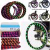 B,24in,1 Pair 20/22/24 Inch Wheel Chair Rear Wheel Cover Protective Sleeve Wheelchair Push Rim Covers Wheelchair Rear Wheel view 4