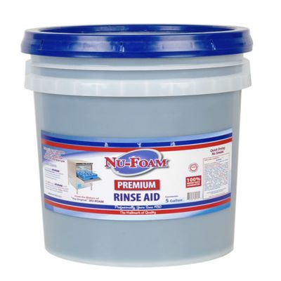 Nu-Foam Premium Rinse Aid- 5 Gallon Pail