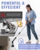 Electric Spin Scrubber, [IPX8 Waterproof ] [50KG Torque] Shower Scrubber with 9 Brush Heads, 2 Speed Mode, 4 Adjustable Angles, Electric Brush for Cleaning for Bathroom Floor Tile (Gray) view 4