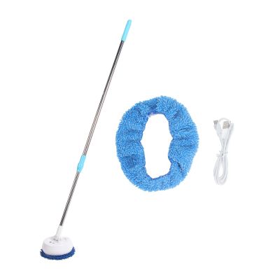 YUJIEE Cordless Electric Mop, 180 Degree Rotation, Telescopic Rod, Lightweight and Portable Spin Mop for Floor , Quiet