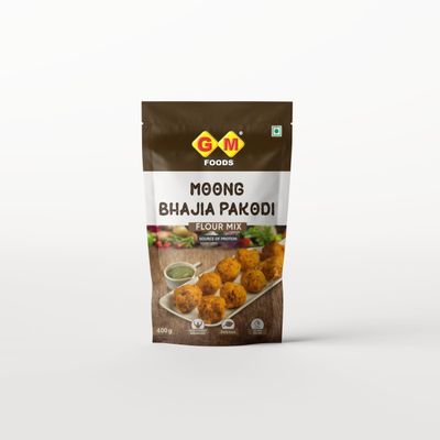 GM Foods Moong Bhajiya Pakoda 400 Gram (Pack Of 2)