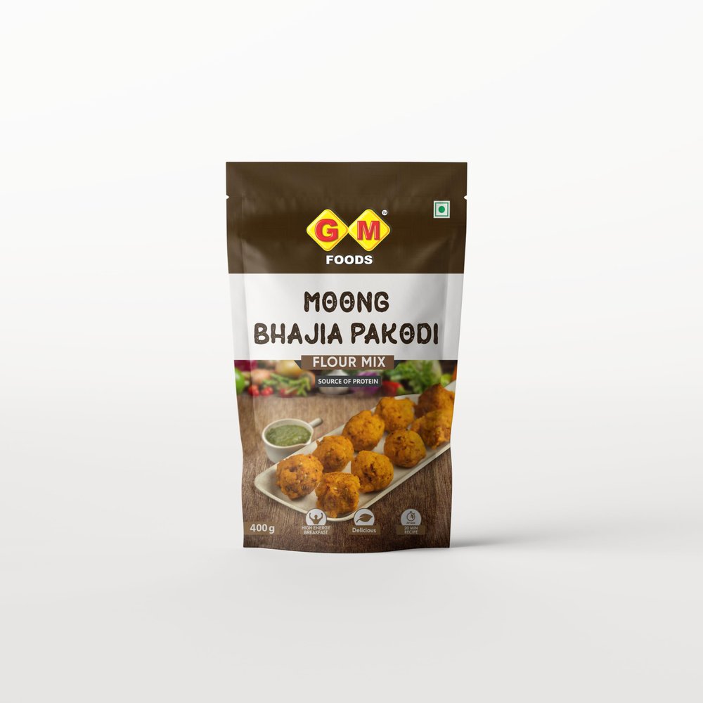 GM Foods Moong Bhajiya Pakoda 400 Gram (Pack Of 2)