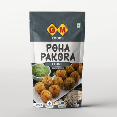 GM Foods Poha Pakora 160 Gram (Pack Of 2)
