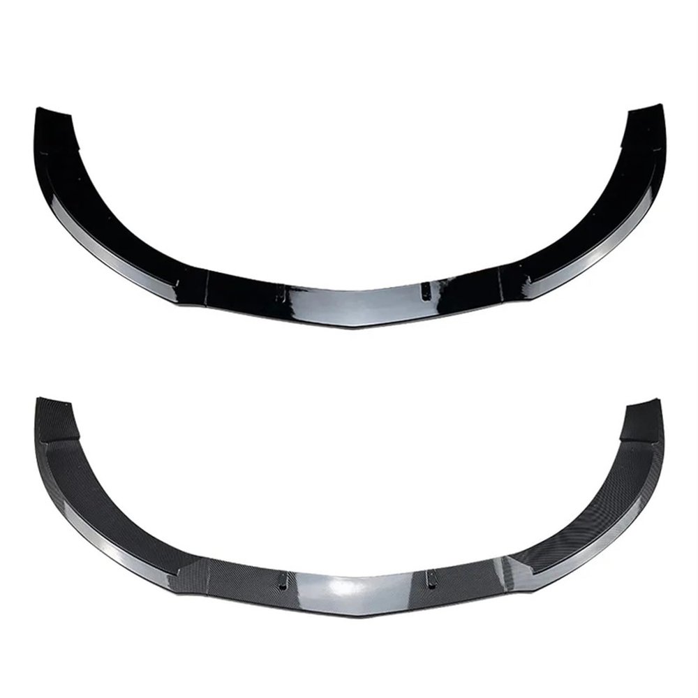 Car Front Bumper Spoiler Protector Plate Lip Body Kit, Compatible for Mercedes Benz CLA-Class C117 CLA200 260 CLA45 AMG 2013 2014 2015(Carbon Look)