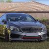 Car Front Bumper Spoiler Protector Plate Lip Body Kit, Compatible for Mercedes Benz CLA-Class C117 CLA200 260 CLA45 AMG 2013 2014 2015(Carbon Look) view 4