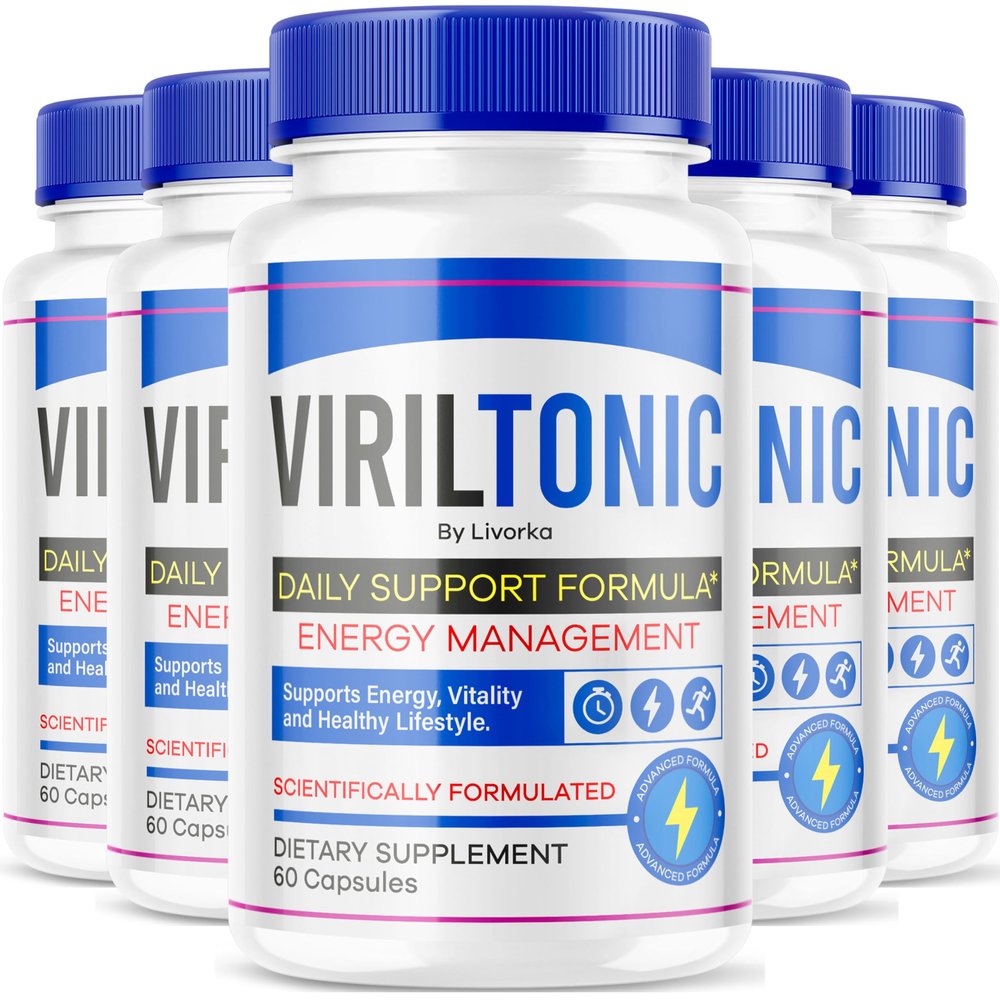 (5 Pack) Viriltonic Capsules, Viriltonic Advanced Support Formula Pills (300 Capsules)